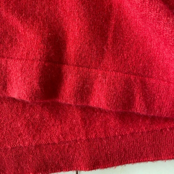 100% Cashmere Mock Neck MIDI Dress - Picture 7 of 13